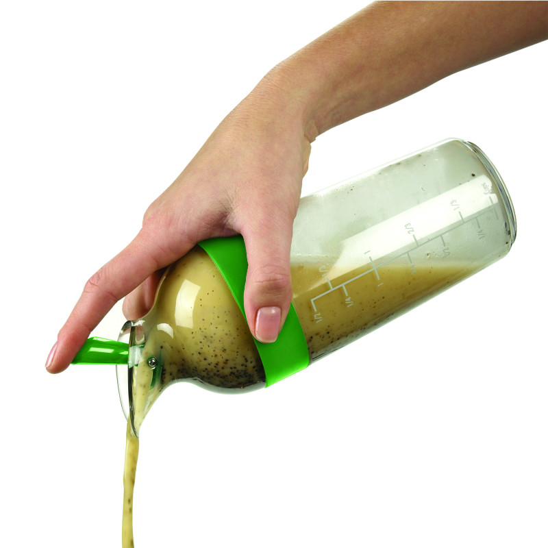 Shaker à vinaigrette vert