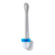 Brosse à wc compacte grise avec support - reconditionné